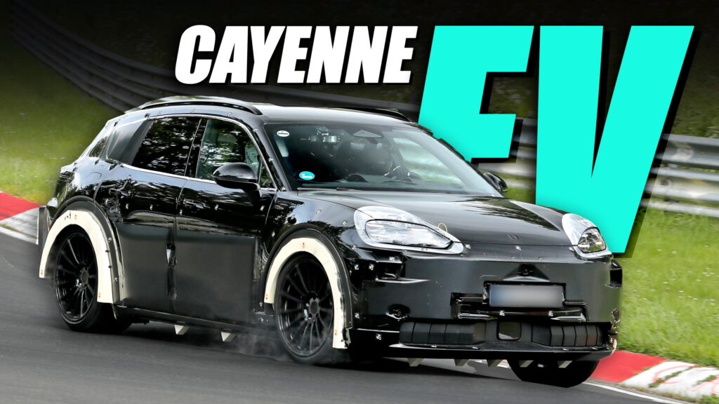  2026 Porsche Cayenne EV Looks Like A Supersized Macan EV