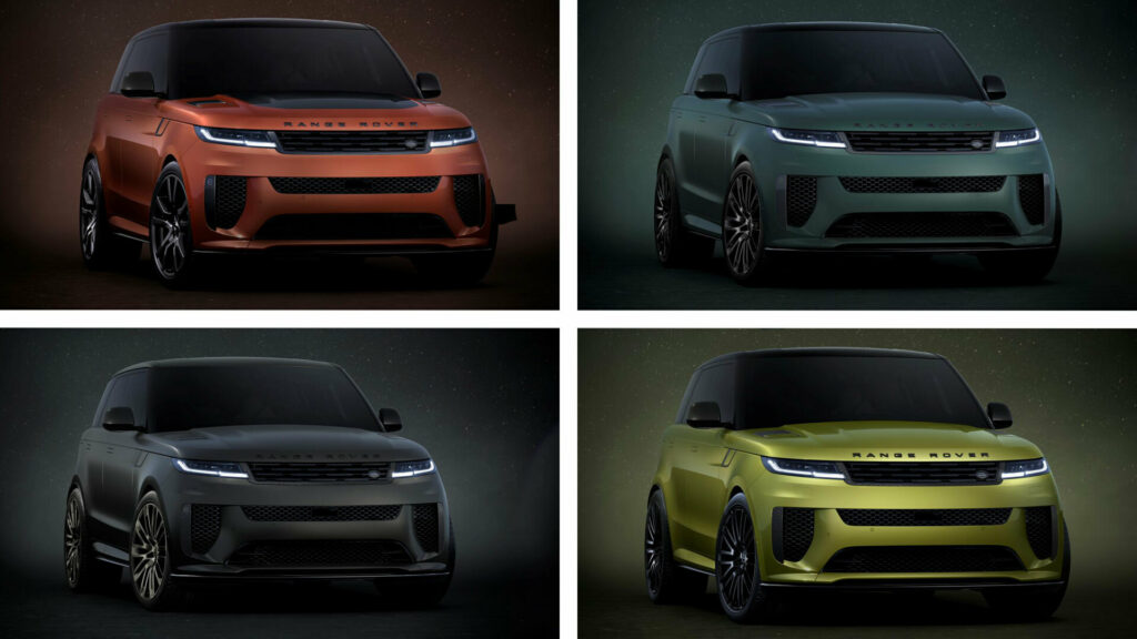  Range Rover Sport SV Celestial Collection Reaches For The Stars
