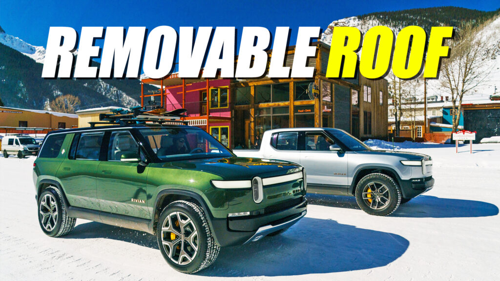  Rivian Patents Removable Roof Panels For Its EVs