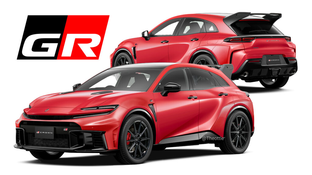  Toyota GR Crown Sport Render Looks Like A Rally-Spec Purosangue