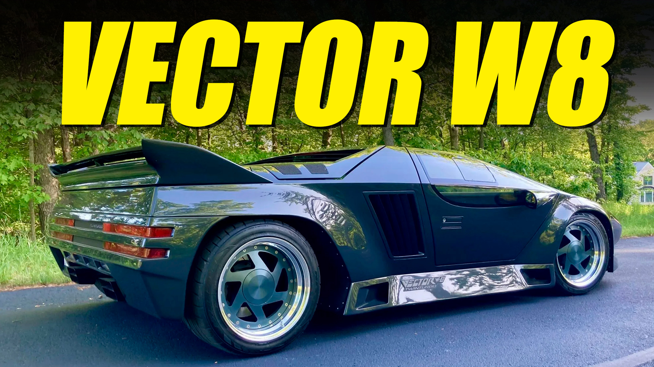 This Vector W8 Twin Turbo Was Once Owned By The Saudi Royal Family ...