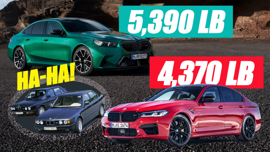 The 2025 BMW M5 Weighs 1,000 Lbs More Than Its Predecessor, Is Heavier Than Some F-150s!