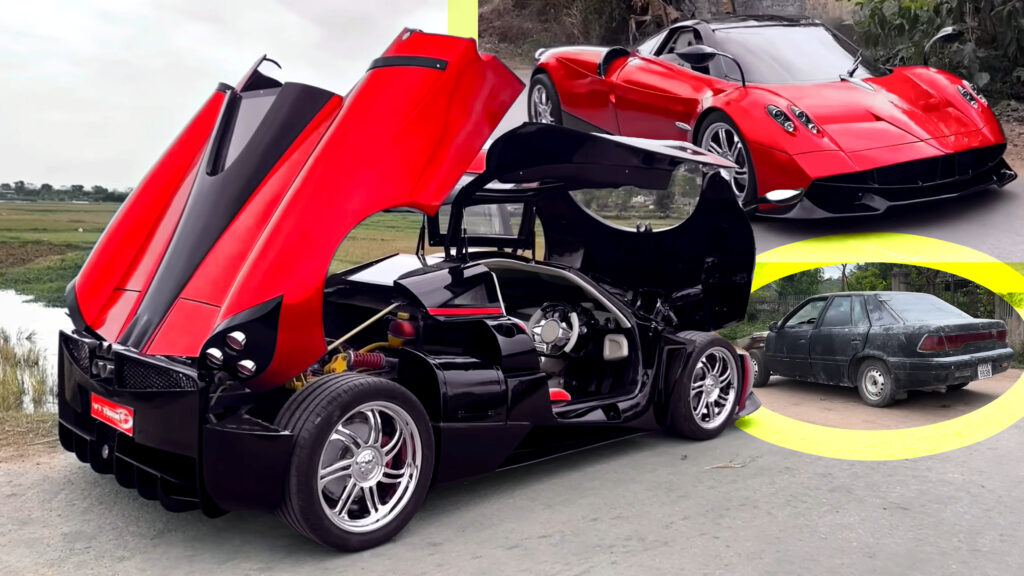 DIY Pagani Replica With Daewoo Parts Will Blow Your Mind
