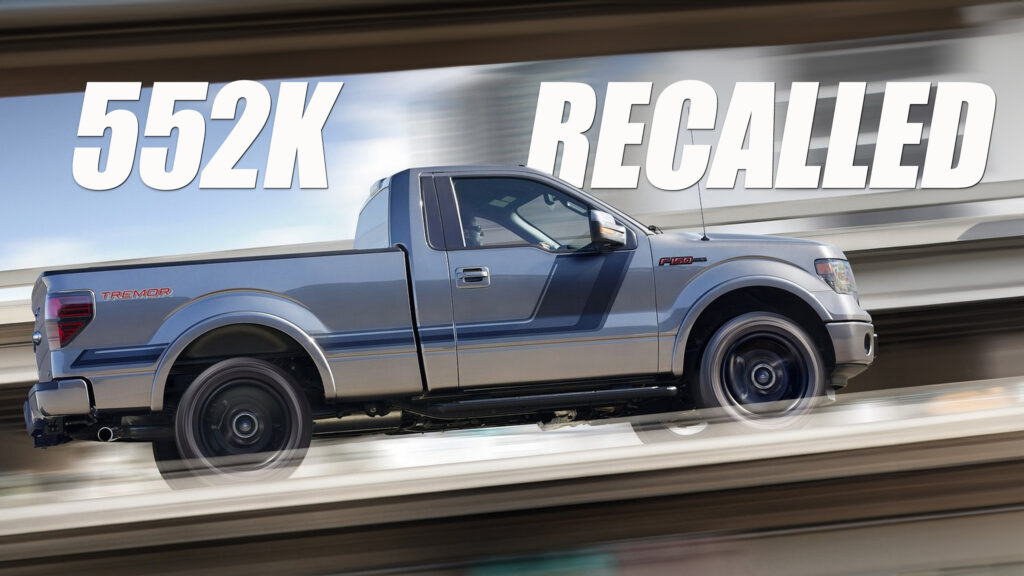  Ford Recalls Over Half A Million F-150 Trucks For Unexpected Downshifts