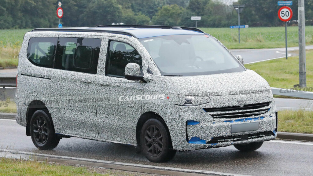  VW Transporter T7 Spied As A Box Full Of Boring Corporate Synergy