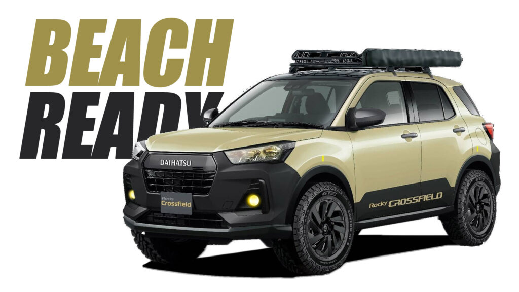  Daihatsu Rocky Crossfield Looks Ready To Rock With Unpainted Bumpers But Sadly No AWD