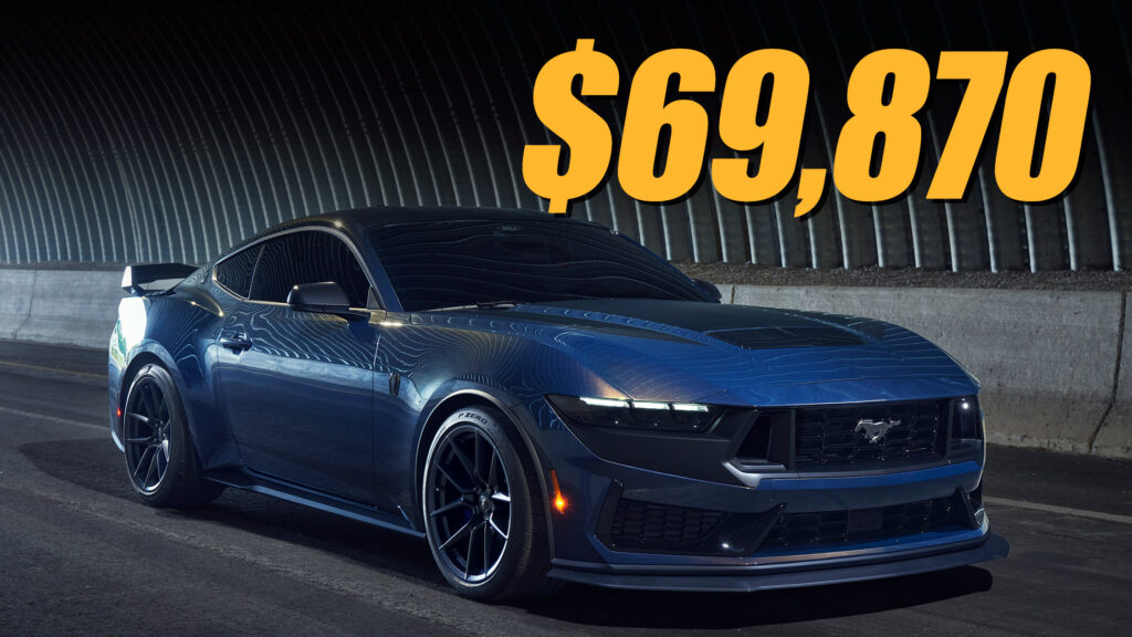  The 2025 Ford Mustang Dark Horse Costs The Same As A Corvette