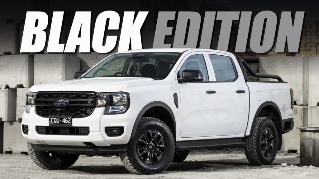  New Ford Ranger Black Edition Brings Dark Style To Aussie Workhorse