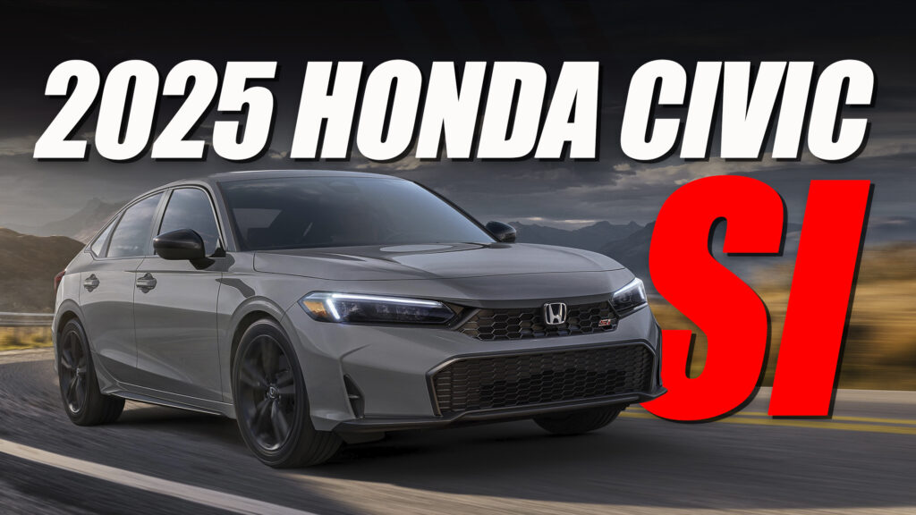  2025 Honda Civic Si Keeps 6-Speed Manual, Boosts Fun Factor