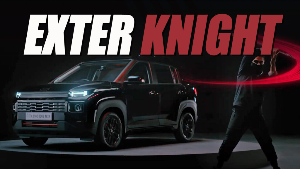  Hyundai Exter Knight Edition Is A Small Budget SUV Trying To Look Cool