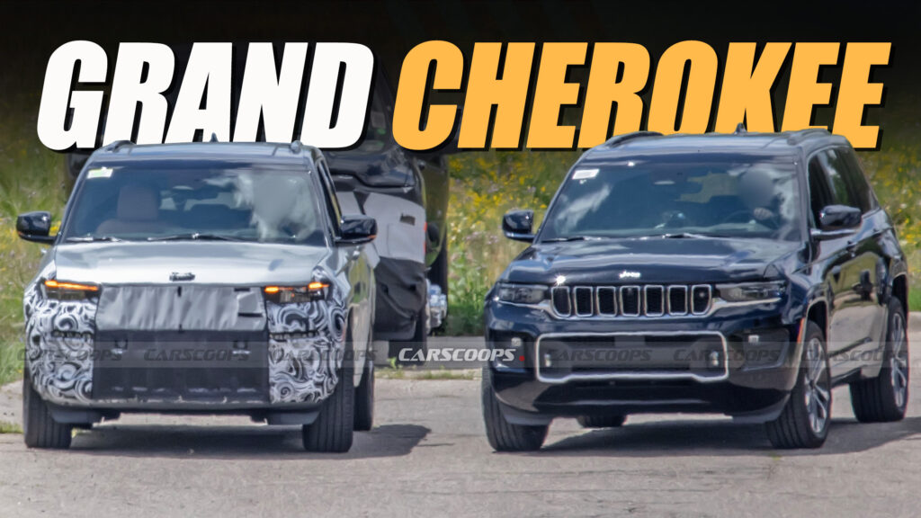  Facelifted Jeep Grand Cherokee Spied Hiding New Look And Interior