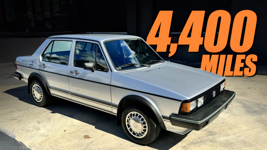  This 4,400-Mile VW Jetta Is A Wolfsburg-Built Wormhole Back To 1981