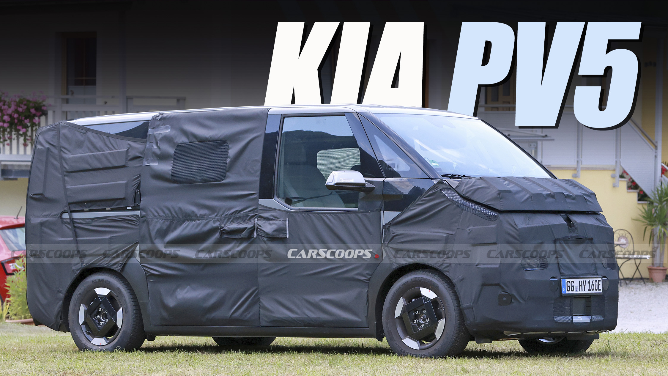 Kia PV5 EV Spotted In Minivan Form Ahead Of 2025 Debut | Carscoops