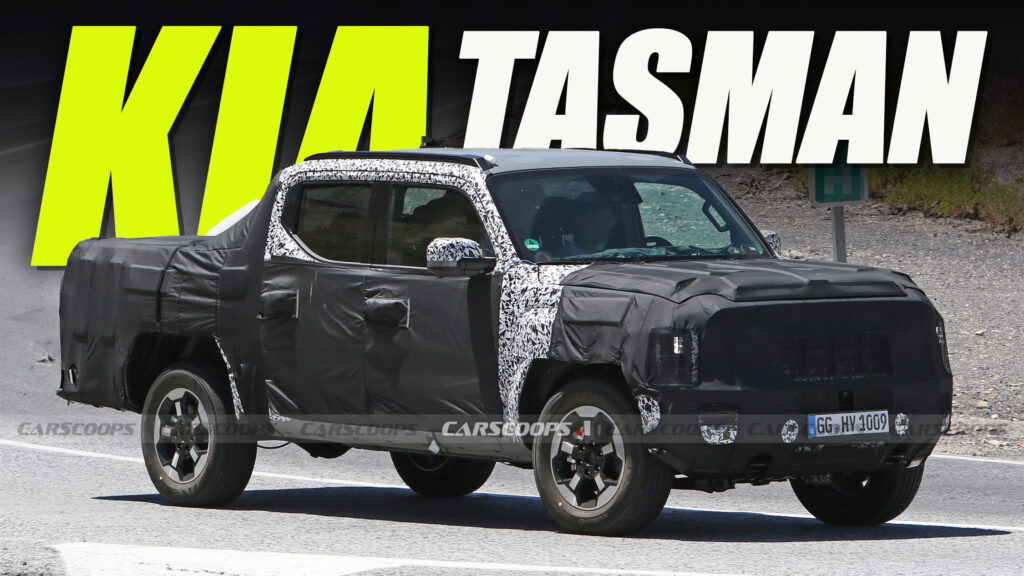  Kia Tasman Spied Taking Aim At Toyota Hilux And Ford Ranger