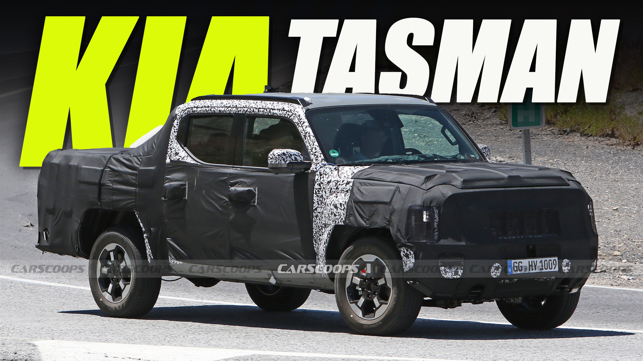 Kia Tasman Spied Taking Aim At Toyota Hilux And Ford Ranger | Carscoops