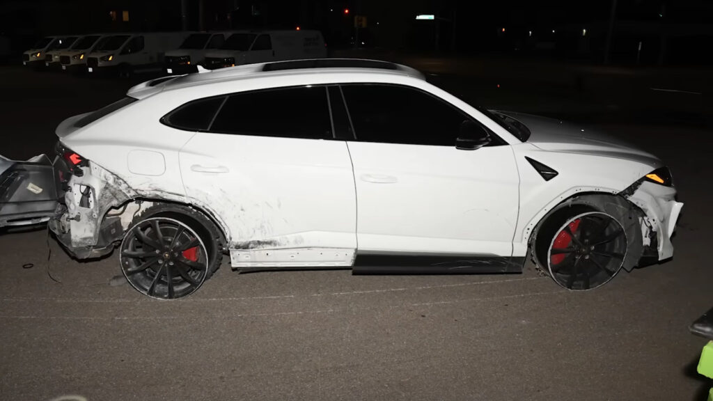  Lambo Urus Driver Learns You Can’t Outrun A Helicopter