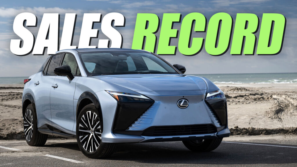  Lexus Scores Best Ever Half-Year Sales, One Third Of Deliveries Now Electric