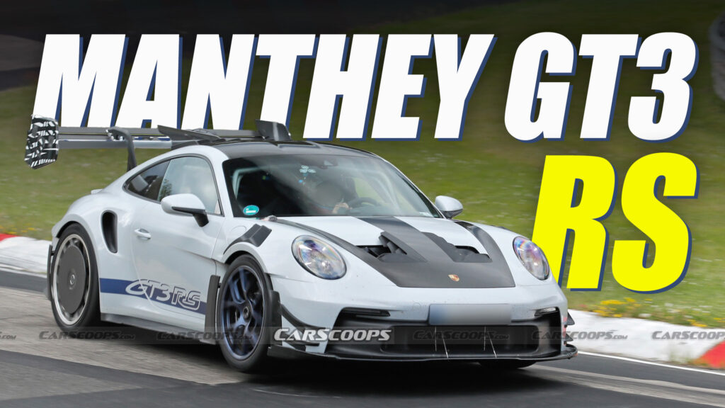  Manthey-Kitted Porsche 911 GT3 RS Jumps For Joy after Shedding Disguise