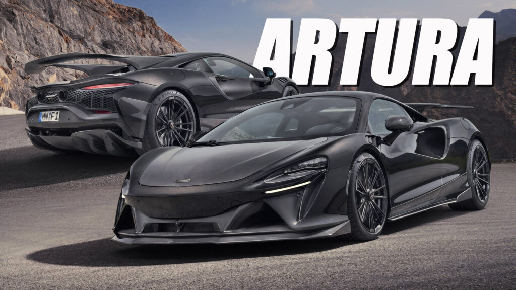     McLaren Artura semble prête à décoller avec le spoiler géant en queue de baleine de Novitec