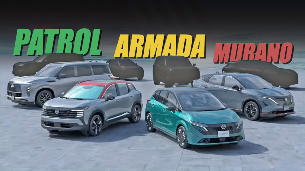  Nissan Teases New Patrol, Armada, Murano, And Mystery Small SUV