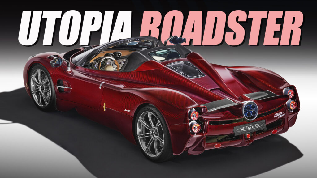  Pagani Utopia Roadster Weighs The Same As The Coupe, Costs $3.4M