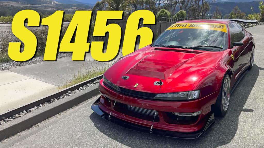  Identity-Crisis Ferrari 456 Now Has An S14 Face To Go With Its Rotary Swap