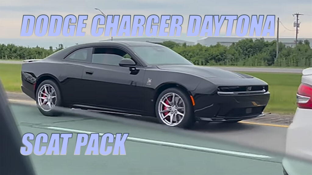  670 HP Dodge Charger Daytona Scat Pack Filmed On The Road