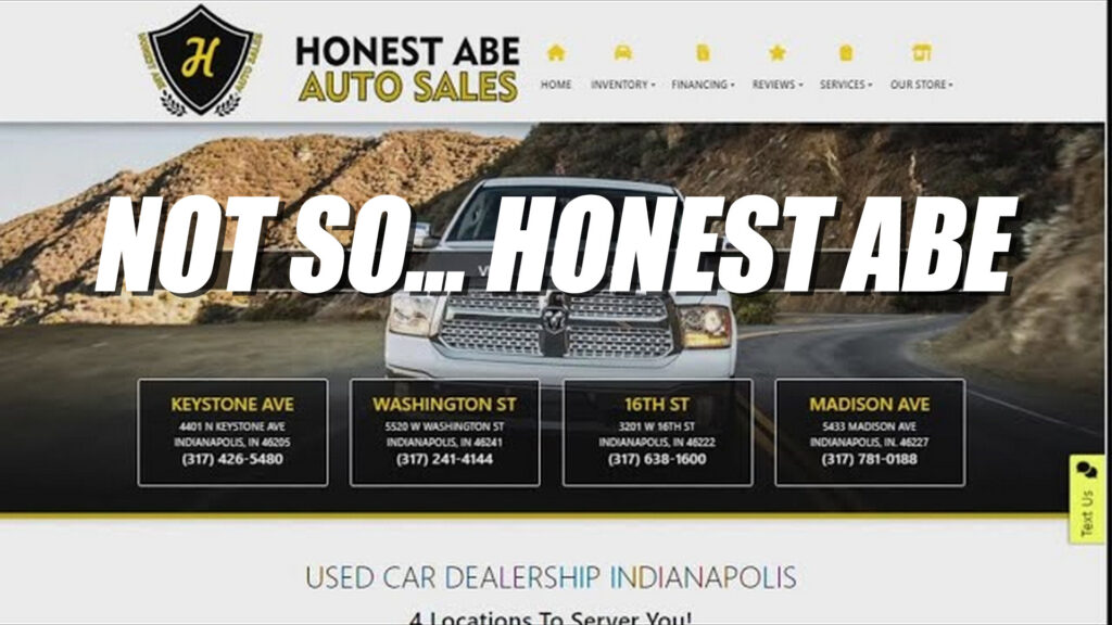  Honest Abe Auto Sales Ordered To Pay Customers Nearly $500k For Lying