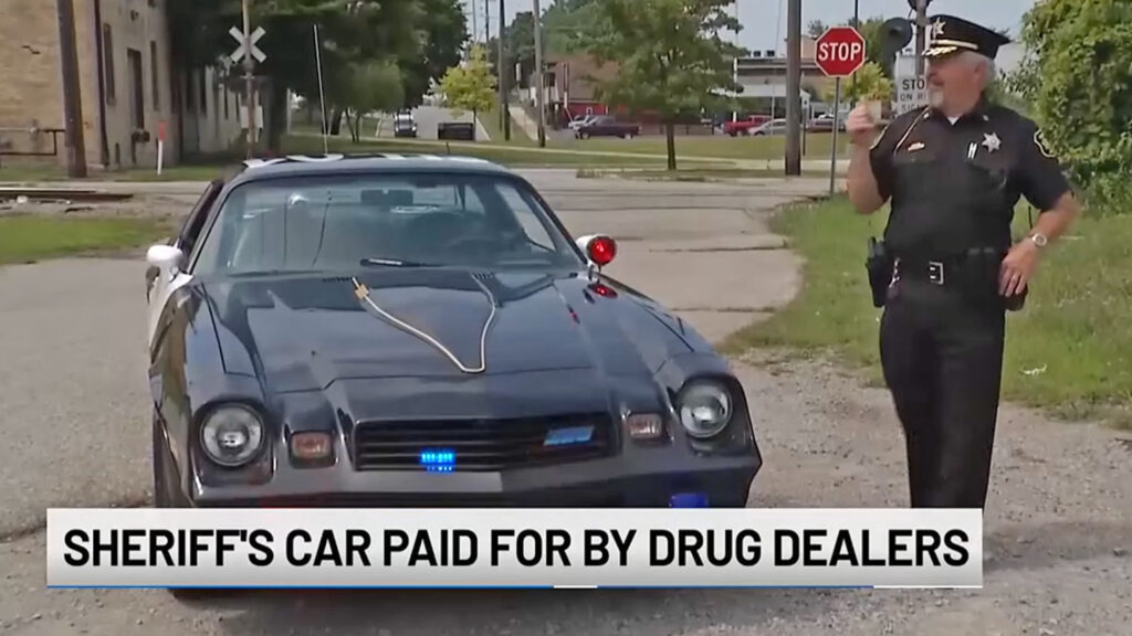  1981 Chevrolet Camaro Turned Into A Cop Car Using Drug Dealers’ Money