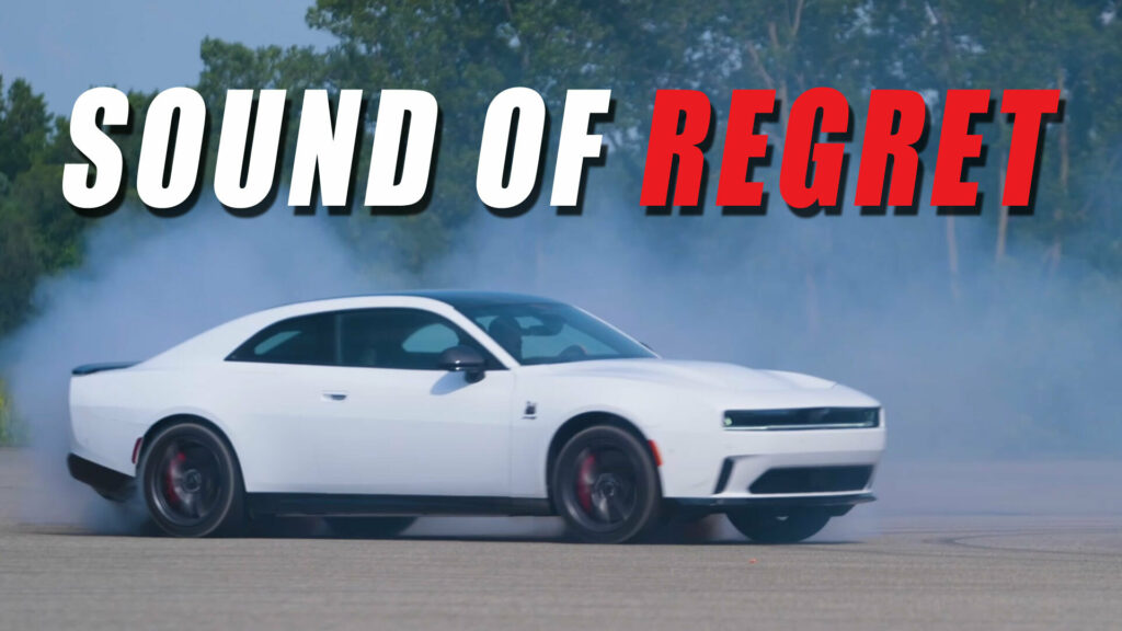  2024 Dodge Charger Daytona Sounds Okay And Terrible At The Same Time