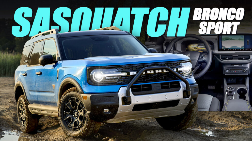  2025 Ford Bronco Sport Goes From Soft-Roader To Baby Sasquatch