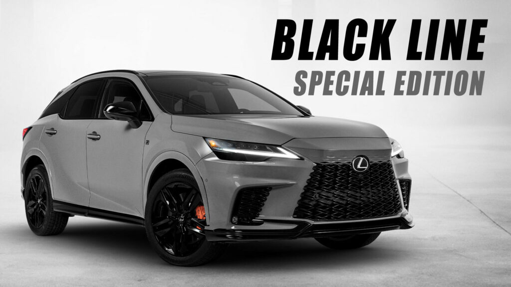     Lexus RX 2025 receives new F Sport design equipment and Black Line Special Edition