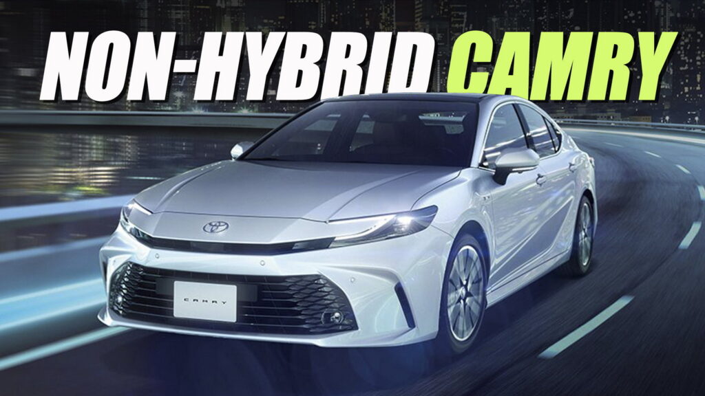  2025 Toyota Camry Goes Old School With Gas-Only Engine In Some Markets