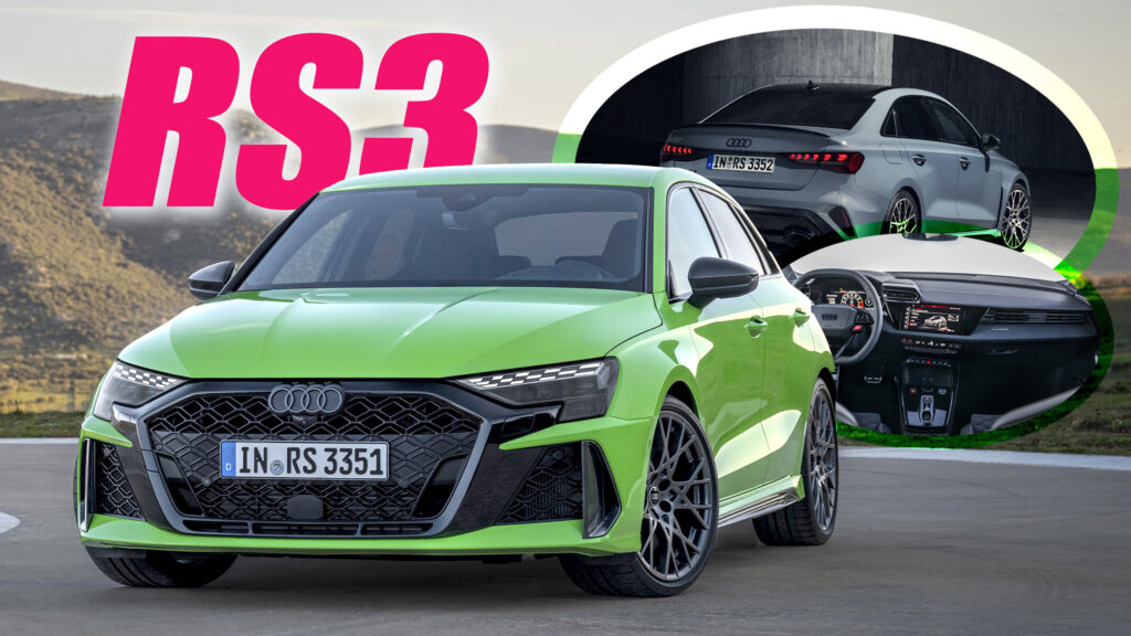  2025 Audi RS3 Facelift: Full Photo Gallery