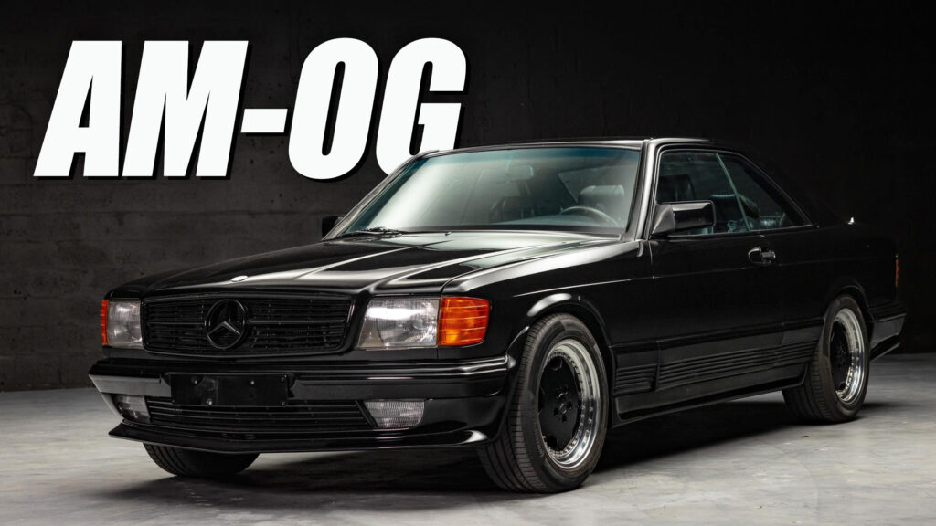  This Pre-Merger AMG-Tuned Mercedes 500SEC 6.0 Is Evil All Over 