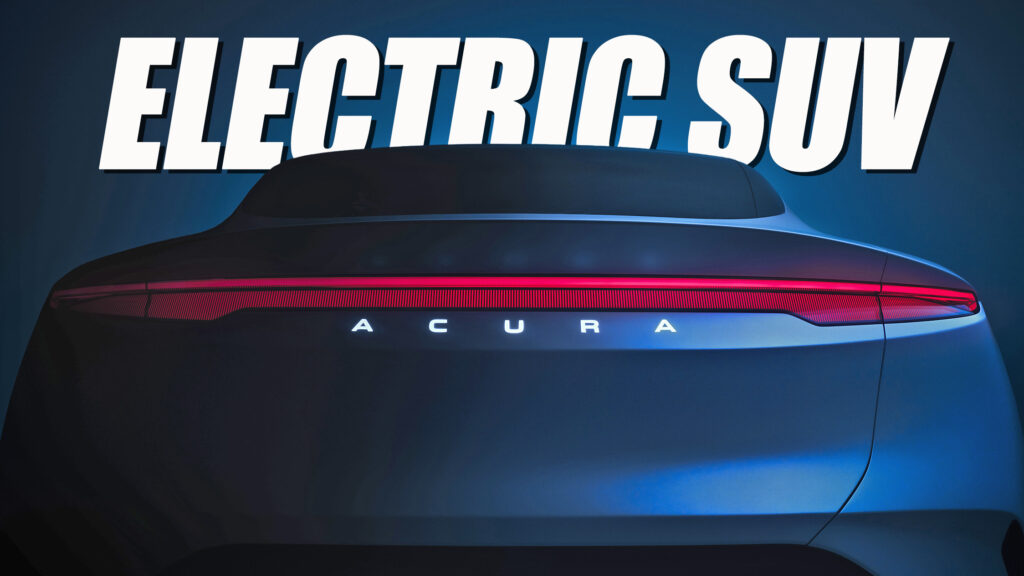  Acura Teases New 2025 Electric Coupe-SUV With Concept