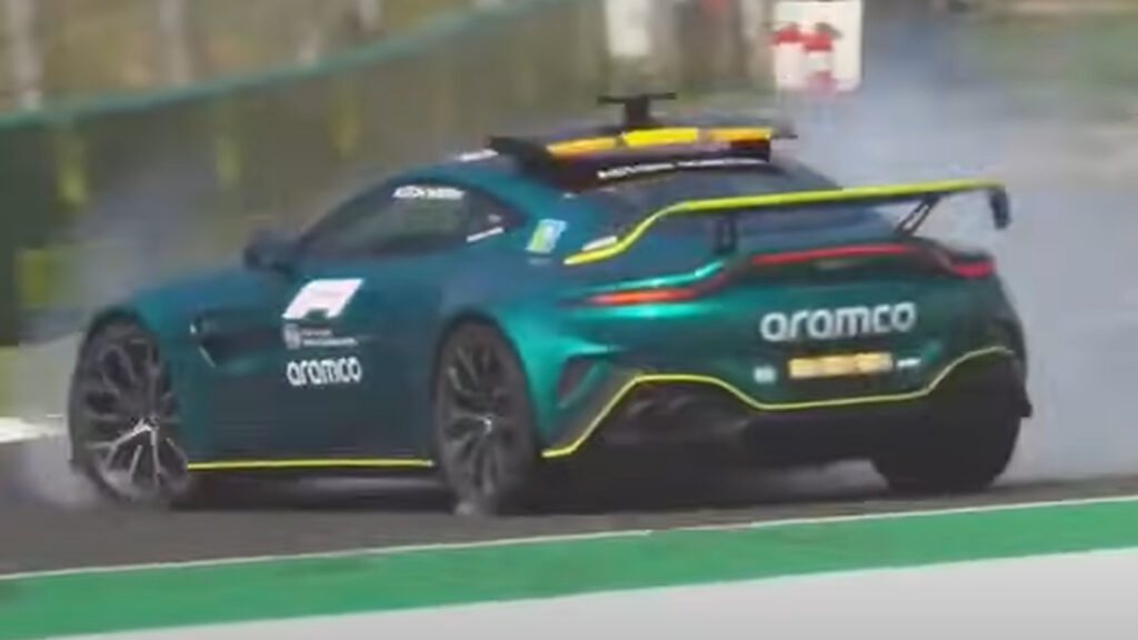 Aston Martin’s F1 Safety Car Wrecked In HighSpeed Monza Crash Carscoops