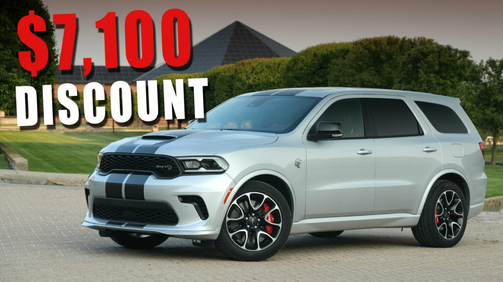  Dodge Offering Discounts Of Up To $7,100 To Clear Out Excess Inventory