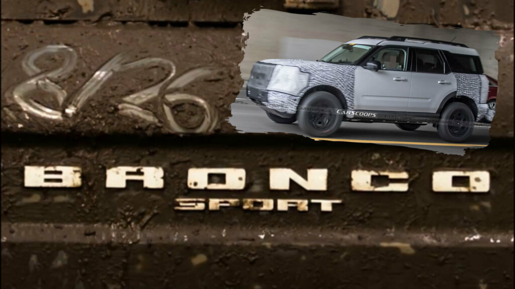  2025 Ford Bronco Sport Teased, Looks Sasquatch Approved