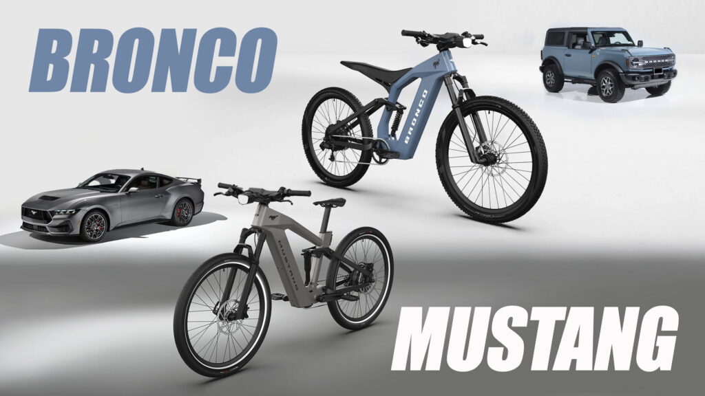  Ford Charges Into E-Bikes With Bronco and Mustang Models