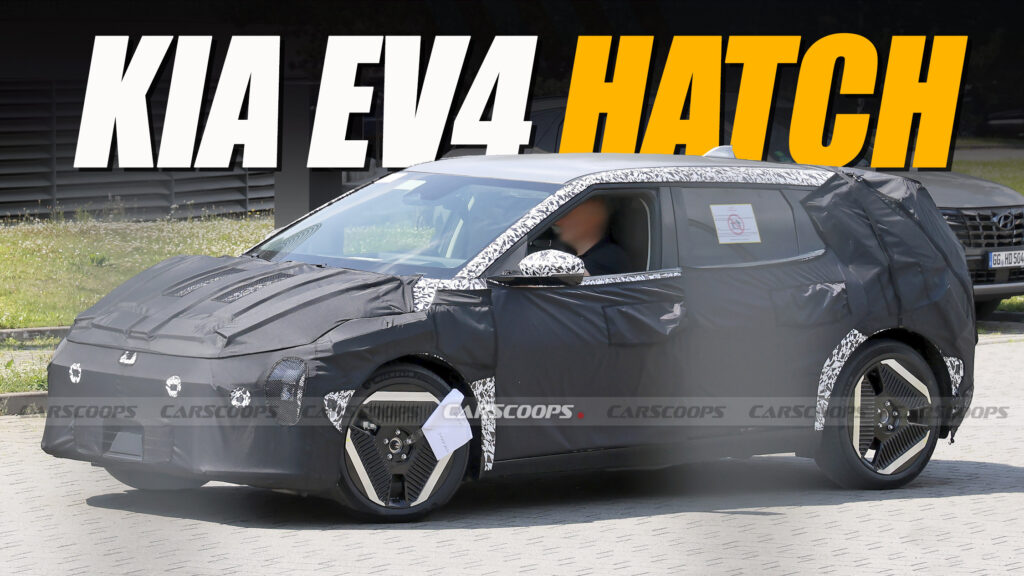 2026 Kia EV4 Spied With A New Bodystyle, Looking Like A Mini-EV6 ...