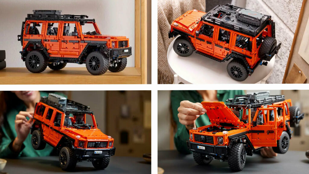  Lego Celebrates Mercedes G-Class 45th Anniversary With 2,891 Piece Set