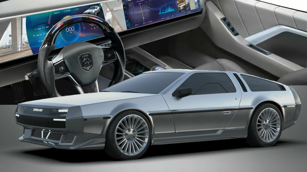  Lynx DeLorean DMC-EV Has High-Tech Interior And $250k Price Tag