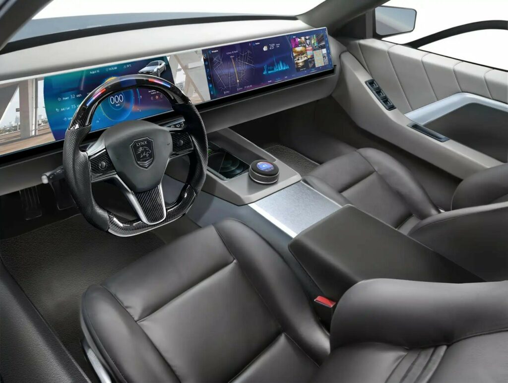     Lynx DeLorean DMC-EV has a high-tech interior and a price of $250,000