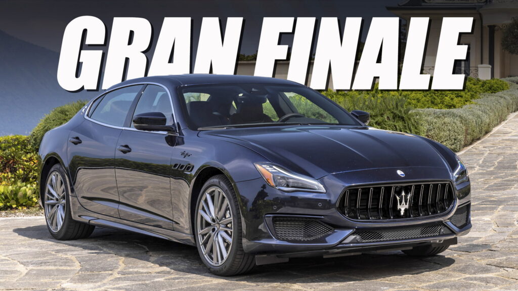  Quattroporte Grand Finale Is Maserati’s Last V8