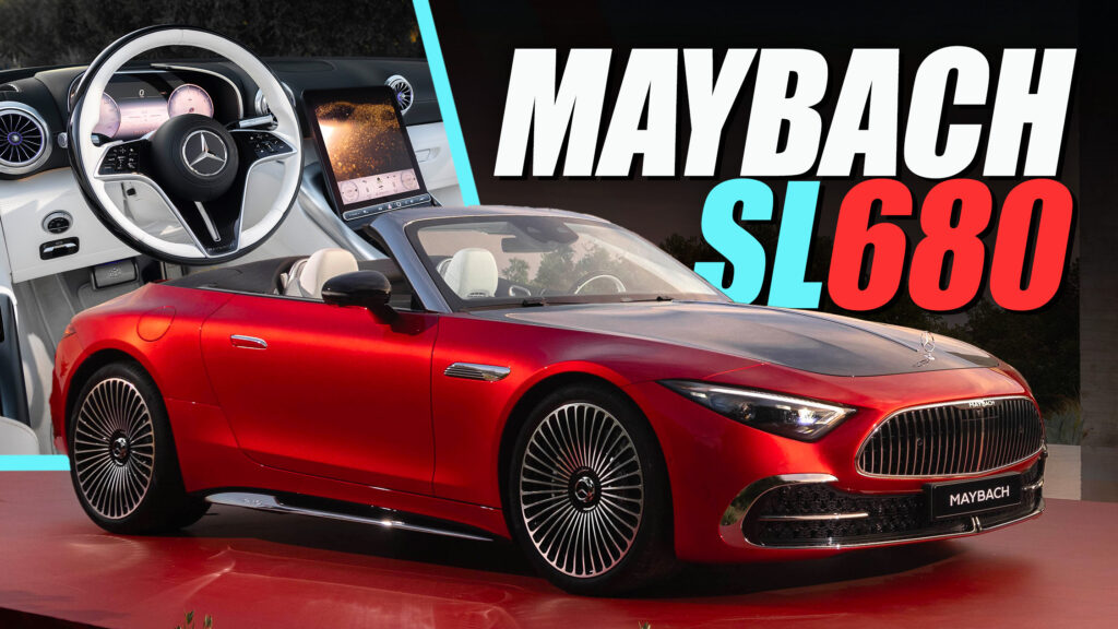  Two-Seat Mercedes-Maybach SL680 Monogram Is The Sportiest Maybach Ever, But Doesn’t Get S680 Sedan’s V12