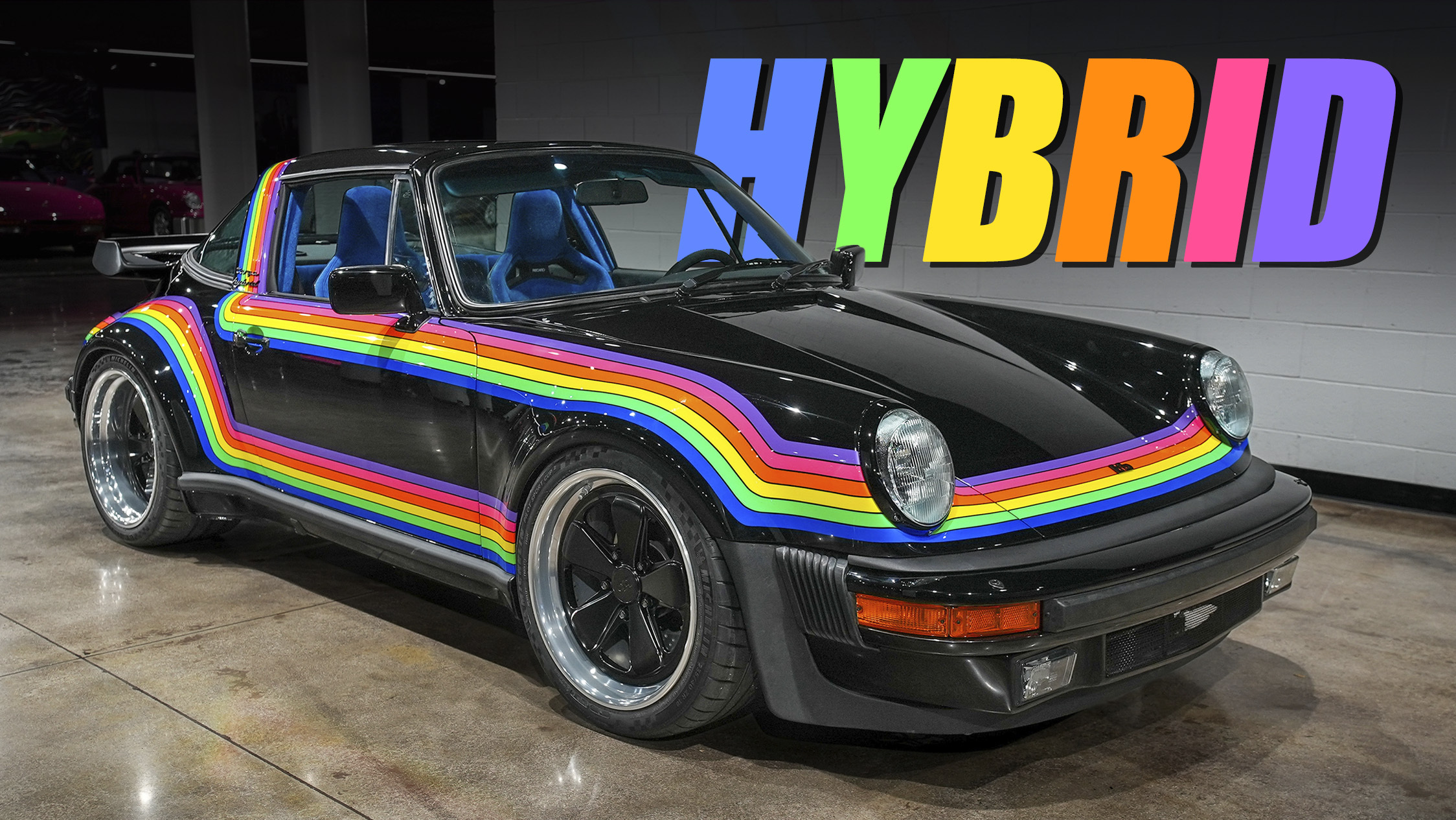 bb-Auto's Rainbow Porsche 911 Returns With A Modern 550HP Hybrid Twist |  Carscoops