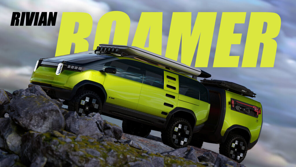  Ex-Ford Designer’s Rivian Roamer Study Is a Go Anywhere Electric Van