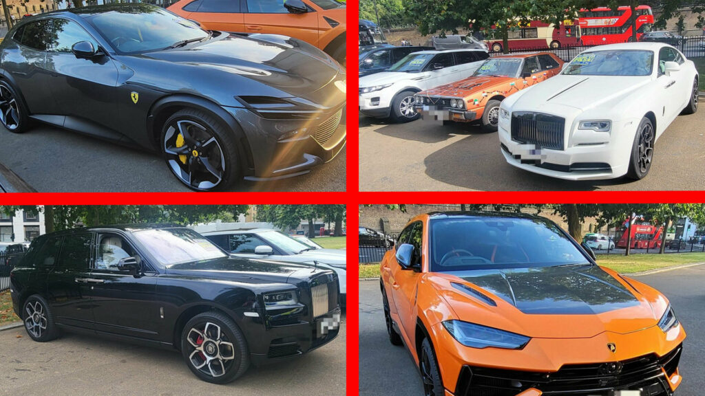  60+ Supercars And Ultra-Luxury Vehicles Seized During London Crackdown