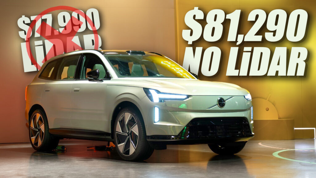  Volvo Quietly Jacks Up EX90 Price While Omitting LiDAR And Other Tech